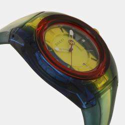 Gucci Sync Date Nylon Multi-Color Quartz Men's Watch 46 mm