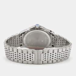 Gucci Black Stainless Steel G-Timeless YA126408 Unisex Wristwatch 38 mm