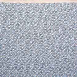 Gucci Blue GG and Floral Print Silk Pocket Square 
