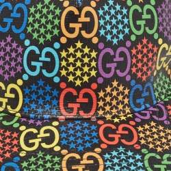 Gucci Multicolor Psychedelic GG Coated Canvas and Mesh Baseball Cap XL