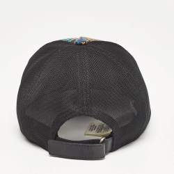 Gucci Multicolor Psychedelic GG Coated Canvas and Mesh Baseball Cap XL