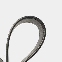 Pre Owned Gucci Black Leather GG Marmont Buckle Belt 90CM