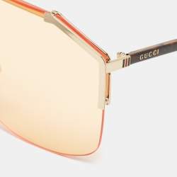 Gucci Peach GG0291S Shield Sunglasses