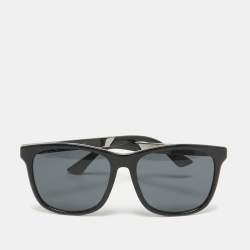 Gucci Black GG0695SA Rectangle Sunglasses