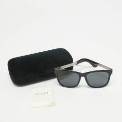 Gucci Black GG0695SA Rectangle Sunglasses