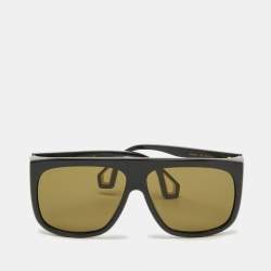 Gucci Black/Green GG0467S Oversized Square Sunglasses