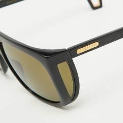 Gucci Black/Green GG0467S Oversized Square Sunglasses