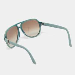 Gucci Brown/Green Gradient GG 1065/S Aviator Sunglasses