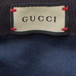 Pre Owned Gucci Blue Original GG Canvas Baseball Cap XXL