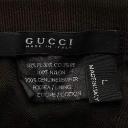 Pre Owned Gucci Beige GG Supreme Canvas Baseball Cap L