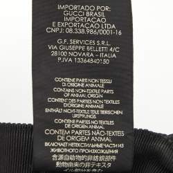 Gucci Black Web Detail GG Canvas Baseball Cap S