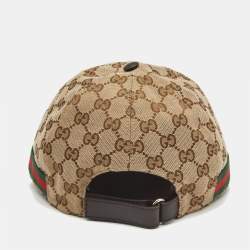 Gucci Beige GG Canvas Baseball Cap S