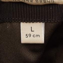 Gucci Beige GG Canvas Baseball Cap L