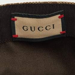 Gucci Beige GG Canvas Baseball Cap L