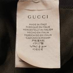 Pre Owned Gucci Beige Original GG Canvas Web Detail Baseball Cap S