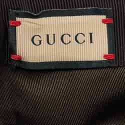 Pre Owned Gucci Beige Original GG Canvas Web Detail Baseball Cap S