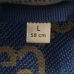 Pre Owned Gucci Beige GG Straw Sacramento Baseball Cap L