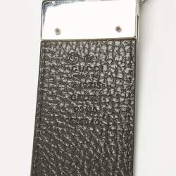 مملوكة مسبقًا Gucci Black/Dark Brown Leather 1973 Reversible Buckle Belt 90CM