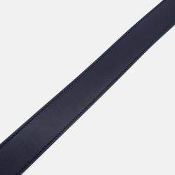 Pre Owned Gucci Black Leather Marmont Belt