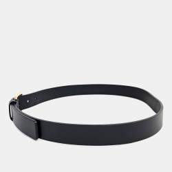 مملوكة مسبقًا حزام غوتشي جلد أسود