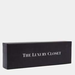 Pre Owned ربطة عنق غوتشي حرير وقطن بشعار نحلة وخط أحمر