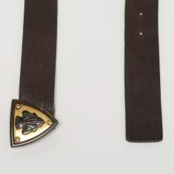 مملوكة مسبقًا حزام غوتشي هيستيريا جلد بني مشبك 95 سم