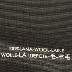 Pre Owned كوفية غوتشي صوف أزرق داكن نقشة نحلة ونجمة