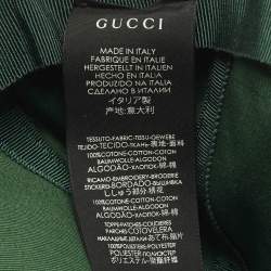 Pre Owned قبعة بيسبول مخملية مطرزة بشعار LA باللون الأزرق الداكن من غوتشي X MLB بقياس 57-61 سم