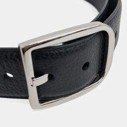 مملوكة مسبقًا حزام غوتشي جلد سيمالين ميكرو أسود