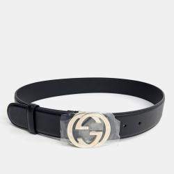 Pre Owned Gucci Leather Belt