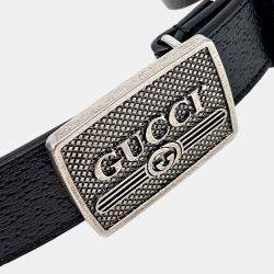 Pre Owned Gucci Leather Black belt (523311)