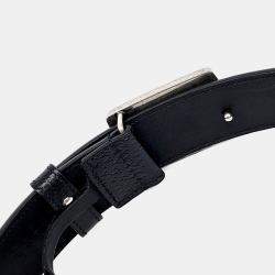 Pre Owned Gucci Leather Black belt (523311)