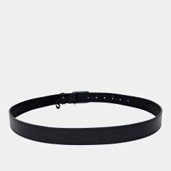 Pre Owned Gucci Leather Black belt (523311)