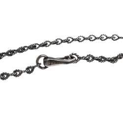 Pre Owned Gucci G Horse Head Motif Silver Pendant Necklace