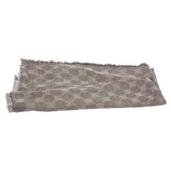 Gucci Brown GG Guccissima Monogram Cotton Scarf 