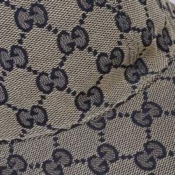 مملوكة مسبقًا Gucci Beige/Grey GG Canvas Web Detail Baseball Cap M