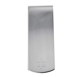 Pre Owned مشبك نقود غوتشي جي جي متداخل فضة خالصة