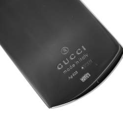 Pre Owned مشبك نقود غوتشي جي جي متداخل فضة خالصة