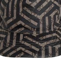 Pre Owned Gucci Ebony & Beige GG Caleido Canvas Baseball Cap S