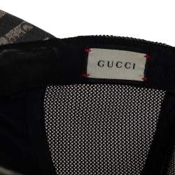 Pre Owned Gucci Ebony & Beige GG Caleido Canvas Baseball Cap S