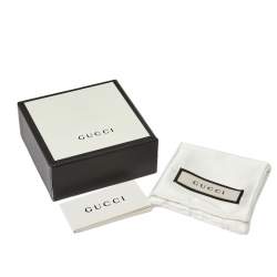 Gucci Sterling Silver Interlocking G Pendant Necklace