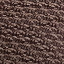 Pre Owned ربطة عنق غوتشي حرير جاكار نمط جي جي بني