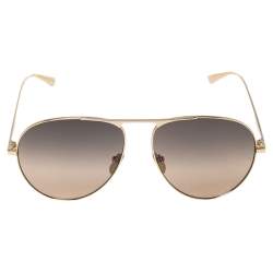 مملوكة مسبقًا نظارة شمسية غوتشي أفياتورز GG0334S بني/ذهبي متدرجة