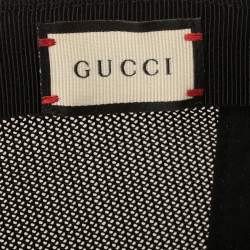 Pre Owned Gucci Beige Bee Print GG Supreme Canvas Baseball Hat Size M