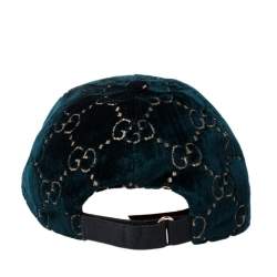 Gucci Green Velvet GG Baseball Cap M