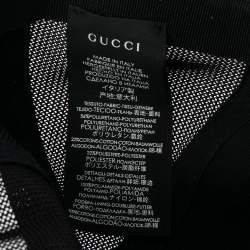 مملوكة مسبقًا قبعة بيسبول غوتشي GG  سوبريم أسود بطبعة ملك الثعابين مقاس كبير - لارج