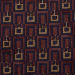 Pre Owned Gucci Multicolor Patterned Silk Jacquard Tie