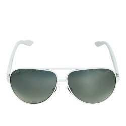 مملوكة مسبقًا Gucci White/Black Gradient GG 1951/S Aviator Sunglasses