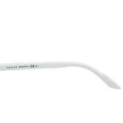 مملوكة مسبقًا Gucci White/Black Gradient GG 1951/S Aviator Sunglasses