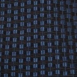 Gucci Navy Blue Silk Jacquard Tie